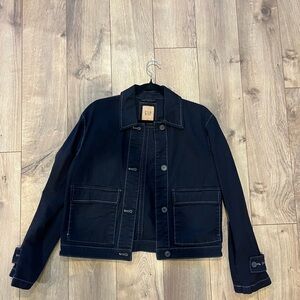 GAP Black Relaxed Utility Jacket